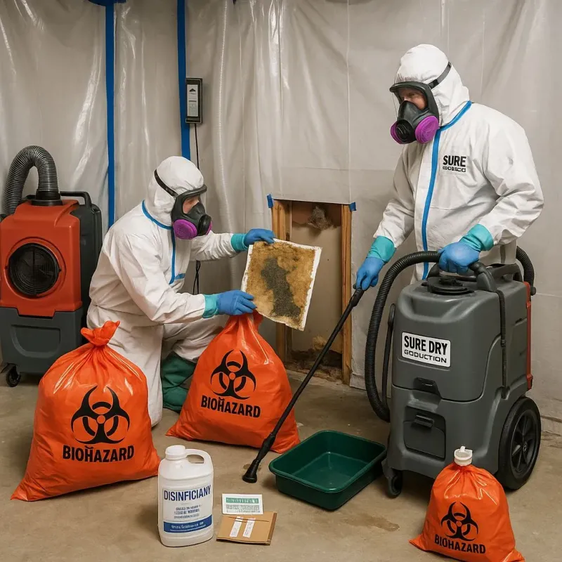 Contaminated Water Handling Protocols process in Hettinger County, ND