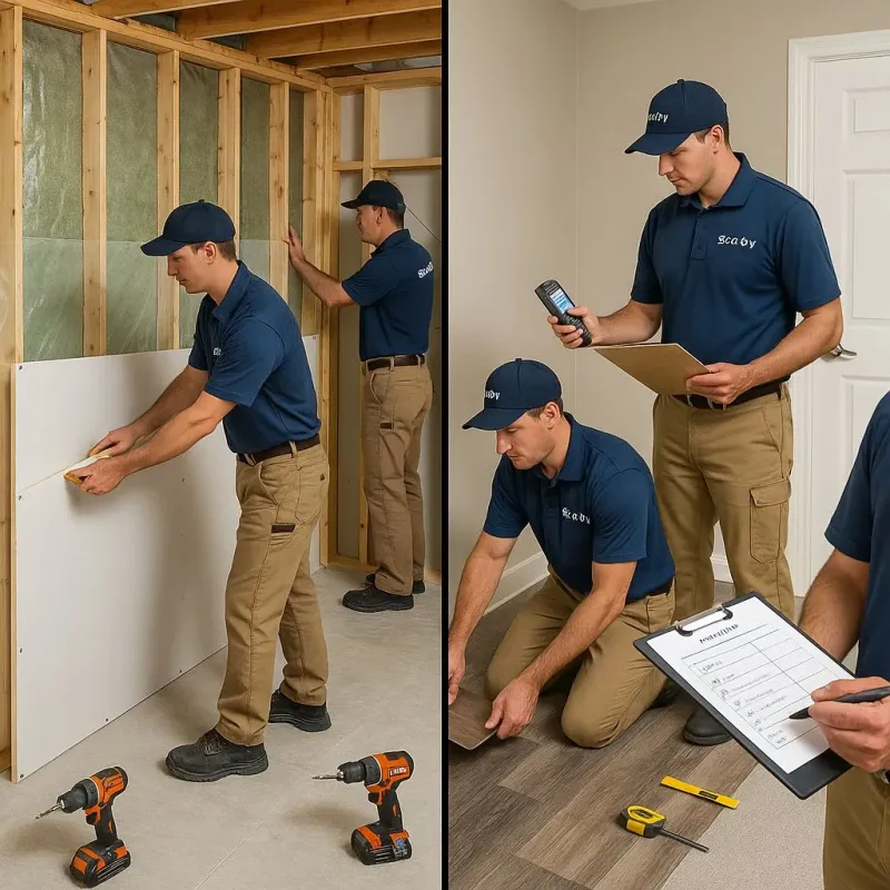 Repairs and Reconstruction process in Hettinger County, ND